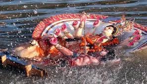 সিলেটে শান্তিপূর্ণভাবে প্রতিমা বিসর্জন 