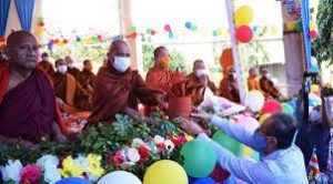 রাঙ্গামাটির রাজবন বিহারে কঠিন চীবর দানোৎসব উদযাপন