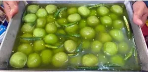 কুমিল্লায় মিষ্টির জগতে কাঁচা মরিচের ঝাঁজে সবুজ রঙের রসগোল্লা